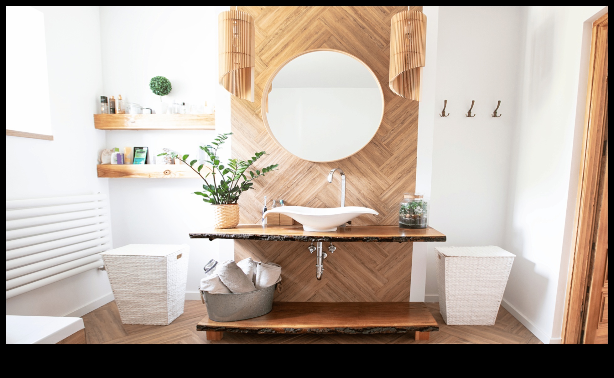 Özgür Ruhlu Bir Görünüm İçin Boho Banyo Dekoru